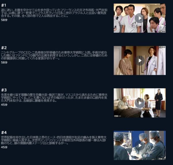 Doctor-X～外科医・大門未知子～6 1.2.3.5.6
